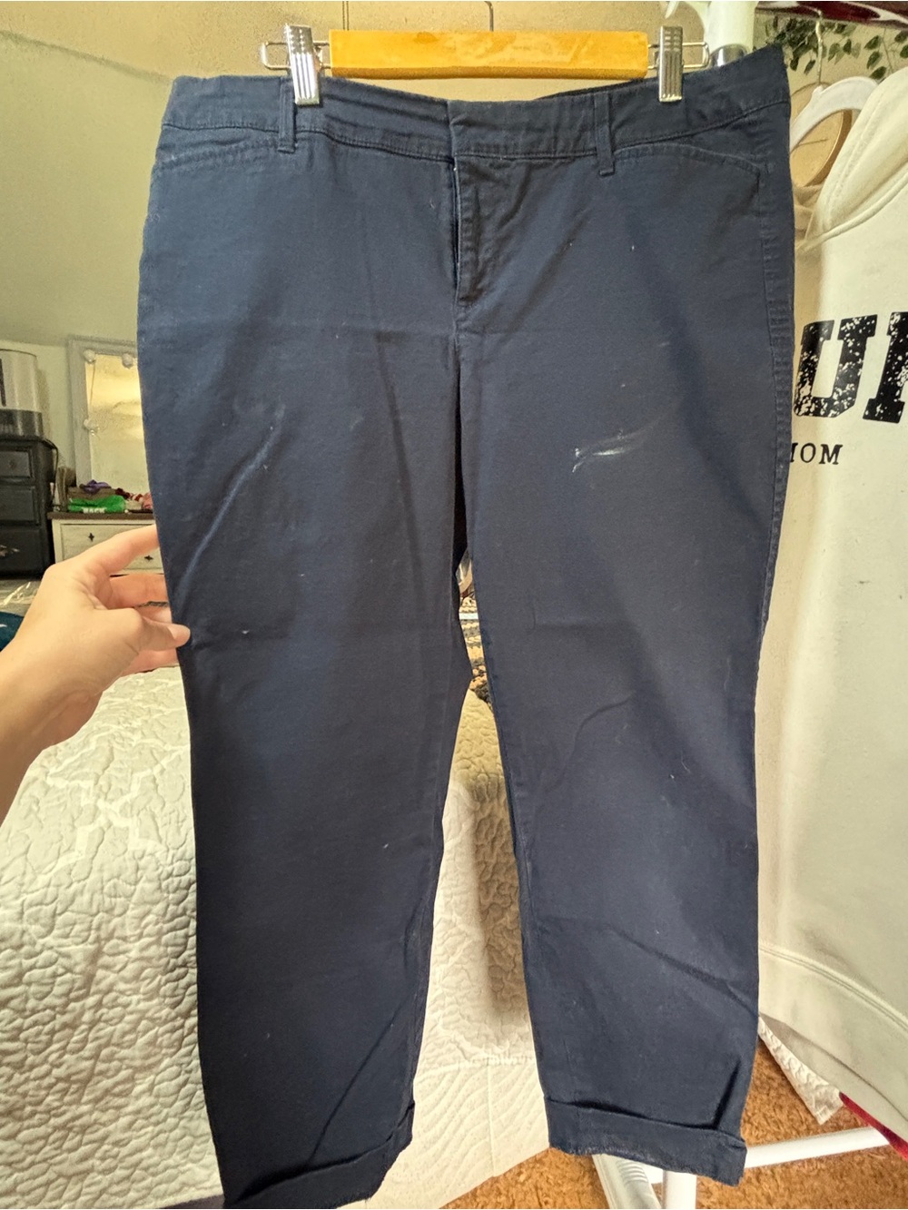 Old Navy Navy Stretch Chinos